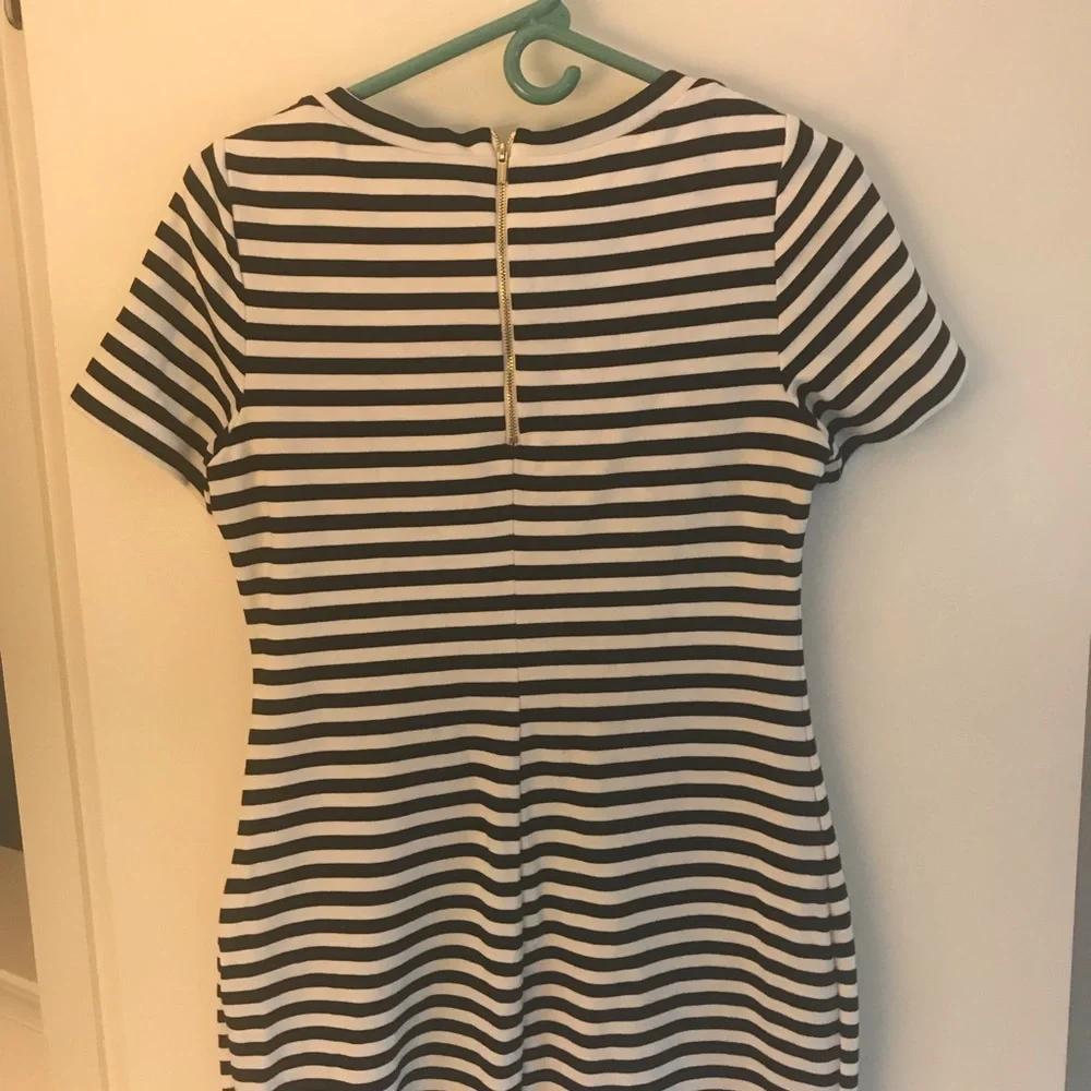 Calvin Klein Black and White Striped Dress - Picture 5 of 6